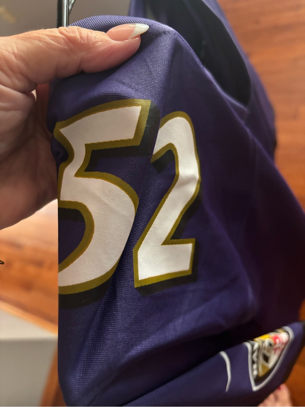 Nike Purple Baltimore Ravens Football Jersey XL, NWT - Picture 6 of 7